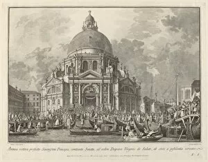 Brostoloni Giovanni Battista Collection: Annual Visit of the Doge to Santa Maria della Salute, 1763 / 1766