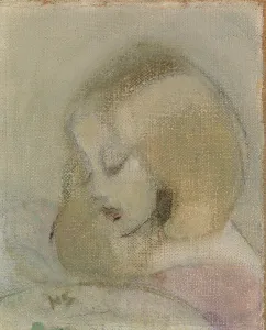 Schjerfbeck Helene Prints: Annuli Reading, 1923. Creator: Helene Schjerfbeck