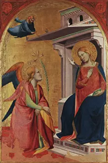 Gaddi Prints: The Annunciation, 1345-1350. Creator: Gaddi, Taddeo (ca 1290-1366)