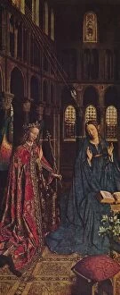 Devout Gallery: The Annunciation, 1434-1436. Artist: Jan van Eyck