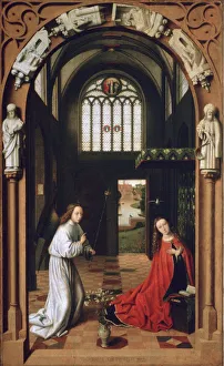 Christus Prints: Annunciation, 1452. Artist: Petrus Christus