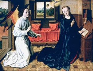 Open Book Collection: The Annunciation, 1465-1470. Artist: Dieric Bouts