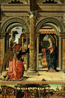 Maria Prints: The Annunciation, 1470-1472. Creator: Francesco del Cossa (1436-1478)