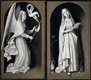 Galleria Degli Uffizi Prints: The Annunciation, 1489. Artist: Master of the Baroncelli Portraits (aktiv ca 1480-1490)