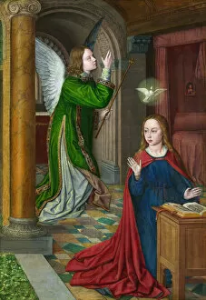 Angel Gabriel Gallery: The Annunciation, 1490 / 95. Creator: Jean Hey