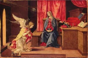 Tuscany Prints: The Annunciation, 1494. Creator: Filippino Lippi