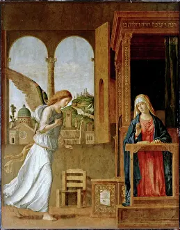 Annunciation, 1495. Creator: Giovanni Battista Cima da Conegliano