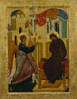 Images Dated 20th June 2013: The Annunciation, 1497. Artist: Russian icon