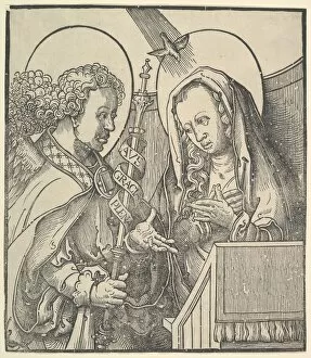 Delivering Gallery: The Annunciation, 1515. Creator: Lucas van Leyden