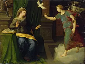 Dove Prints: The Annunciation, 1580. Creator: Michiel Coxie