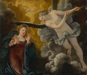 1640 Prints: The Annunciation, 1640. Creator: Liberi; Pietro (1605-1687)