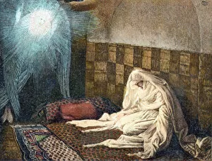 Virgin Mother Collection: The Annunciation, 1897. Artist: James Tissot