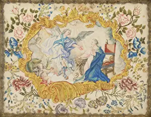 Message Prints: Annunciation, 18th century. Creator: Unknown