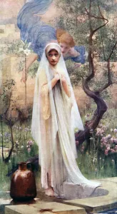 The Annunciation, 1926. Artist: Arthur Hacker