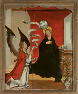 Annunciate Prints: The Annunciation. Artist: Comontes, Francisco de (active 1524-1565)