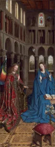 The Annunciation, c. 1434 / 1436. Creator: Jan van Eyck