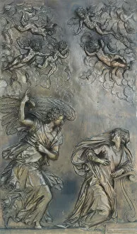 Dove Gallery: The Annunciation, c. 1583. Creator: Alessandro Vittoria