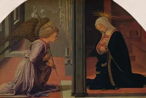 Devout Prints: The Annunciation, c1435-1440. Artist: Filippo Lippi