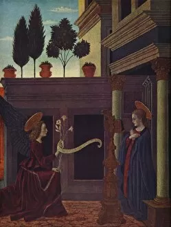The Annunciation, c1449-1454. Artist: Alesso Baldovinetti