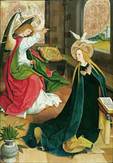 1490s Prints: The Annunciation, c1497-1503. Creator: Master of the Pfullendorf Altar