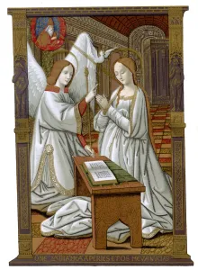 Devout Prints: The Annunciation, c1503, (1870). Artist: Franz Kellerhoven
