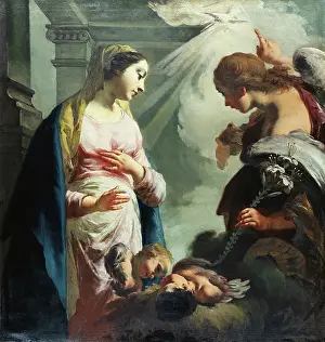 Dove Prints: The Annunciation, c1760-1770. Creator: Francesco Capella