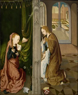 The Annunciation, ca. 1470-1480. Artist: Master of the Virgo inter Virgines (active End of 15th cen. )