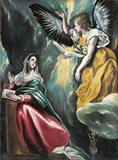 Annunciation Prints: The Annunciation, ca 1596-1600