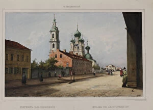 The Annunciation Church at the Vasilyevsky Island in Saint Petersburg, 1840s