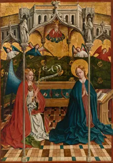 Angel Gabriel Gallery: The Annunciation, Completed by 1457. Creator: Johann Koerbecke