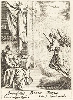 Announcing Prints: The Annunciation. Creator: Jacques Callot