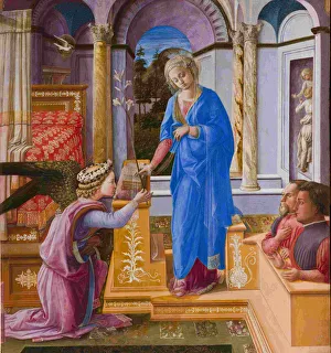 Lippi Prints: The Annunciation with two Kneeling Donors, c. 1440