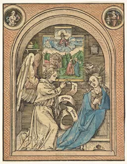 The Annunciation, late 15th-early 16th century. Creator: Hans Wechtlin the Elder