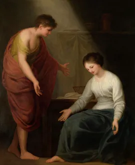 Pregnant Prints: The Annunciation, late 18th-early 19th century. Creator: Andries Lens