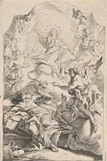 Inspiration Collection: The Annunciation to Saint Joseph, 1725-75. Creator: Carlo Innocenzo Carloni
