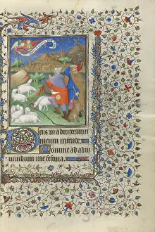 Boucicaut Master Of Prints: The Annunciation to the Shepherds; Book of Hours