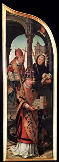 Belganb Gallery: The Annunciation, (Triptych, side panel), 1517. Artist: Jean Bellegambe