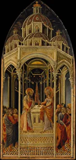 Surprise Prints: The Annunciation to Zacharias; (verso) The Angel of the Annunciation, ca. 1455-60