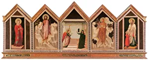Giotto Di Bondone 1266 1377 Prints: The Annunciationwith Saints Reparata
