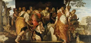The Anointing of David, ca 1555. Artist: Veronese, Paolo (1528-1588)