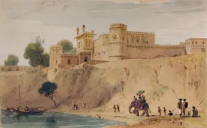 Ganges Prints: Anopshur, c1789, (1935). Artist: William Daniell