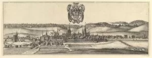 Wenceslaus And Xa0 Collection: Ansbach and Coburg, View (a) of two views (a&b). 1625-77. Creator: Wenceslaus Hollar