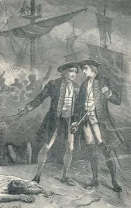 Anson Receives Intelligence that the Centurion is on Fire, 1904 Anson Receives Intelligence that the Centurion is on Fire, 1904