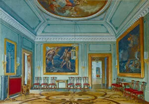 Eduard 1807 1887 Gallery: Antechamber at the Gatchina Palace, 1880