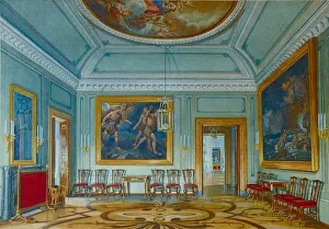 Petersburg Prints: Antechamber at the Gatchina Palace, 1880