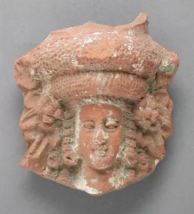 Roman Period Prints: Antefix in the Form of a Female Head
