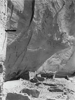 Canyon Collection: Antelope ruin-Navaho, c1906. Creator: Edward Sheriff Curtis
