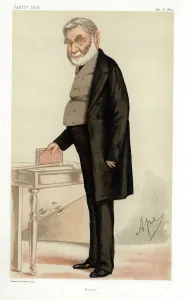Librarian Prints: Anthony Panizzi, Italian bibliographer, 1874. Artist: Carlo Pellegrini