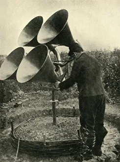 Device Prints: Anti-aircraft device, First World War, 1914-1918, (c1920). Creator: Unknown