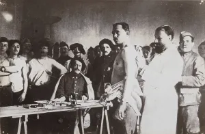 Immunology Prints: Anti-typhoid vaccination in World War I, c1910s. Creator: Unknown